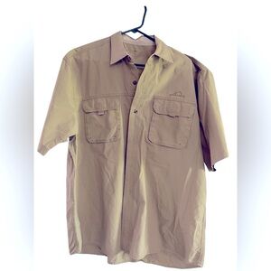Eddie Bauer Short Sleeve Cotton Shirt - Men’s L